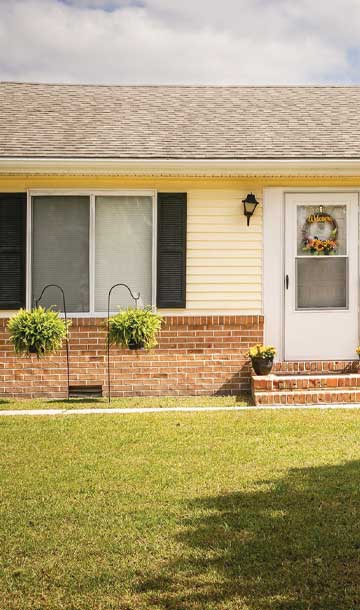 ranch style single family home